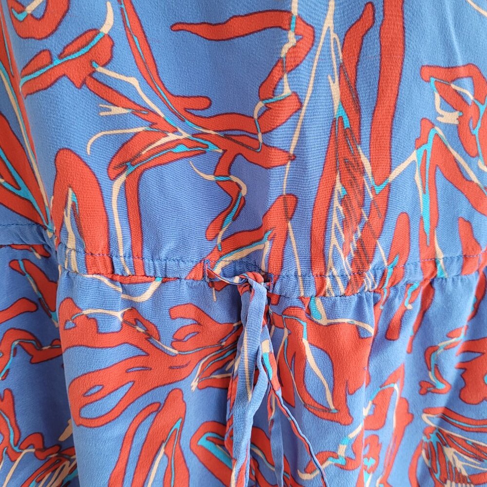 Diane Von Furstenberg 100% Silk Eldsen Printed Dress - Picture 2 of 8
